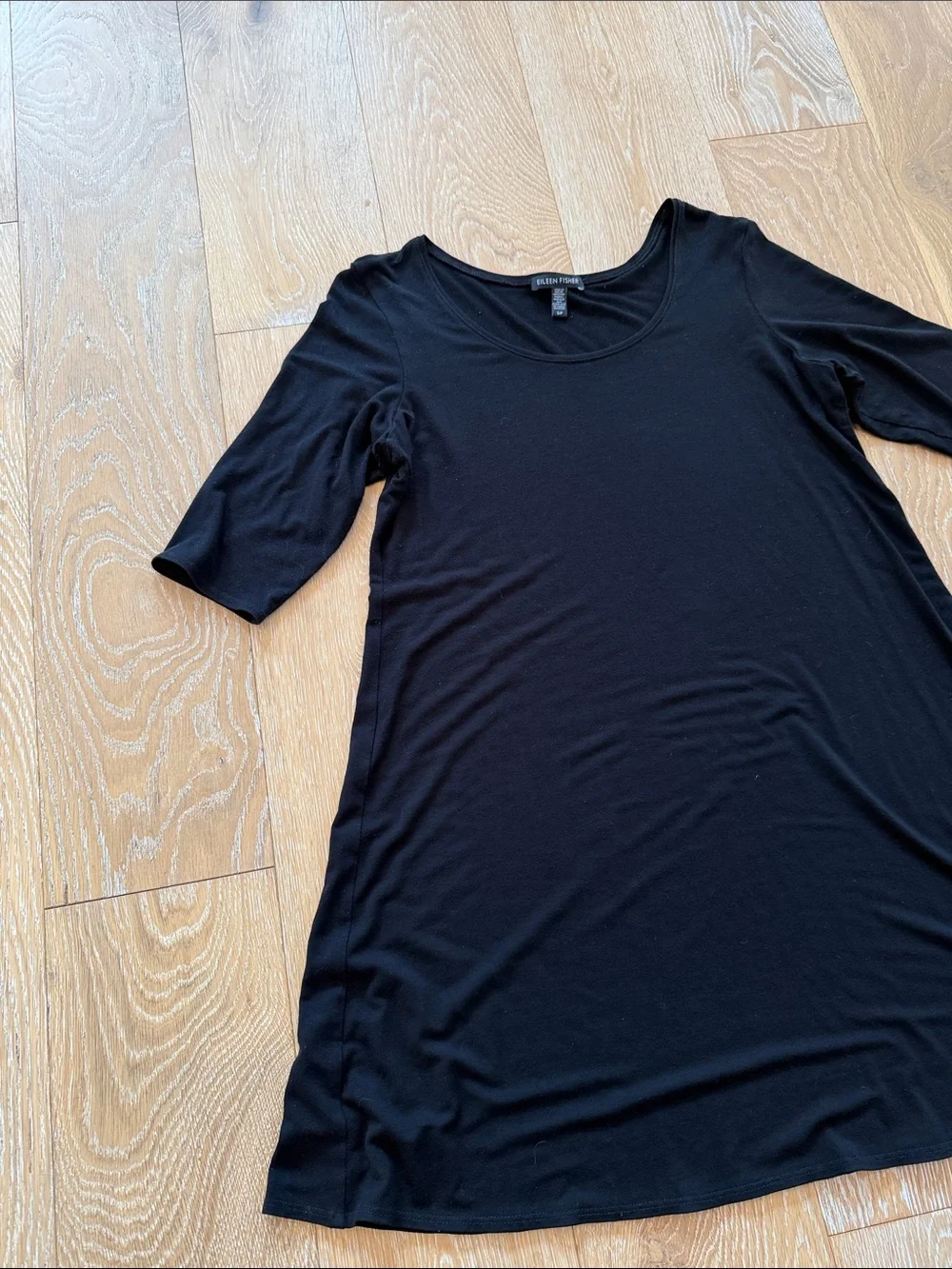 Eileen Fisher Black Dress Size Small Petite